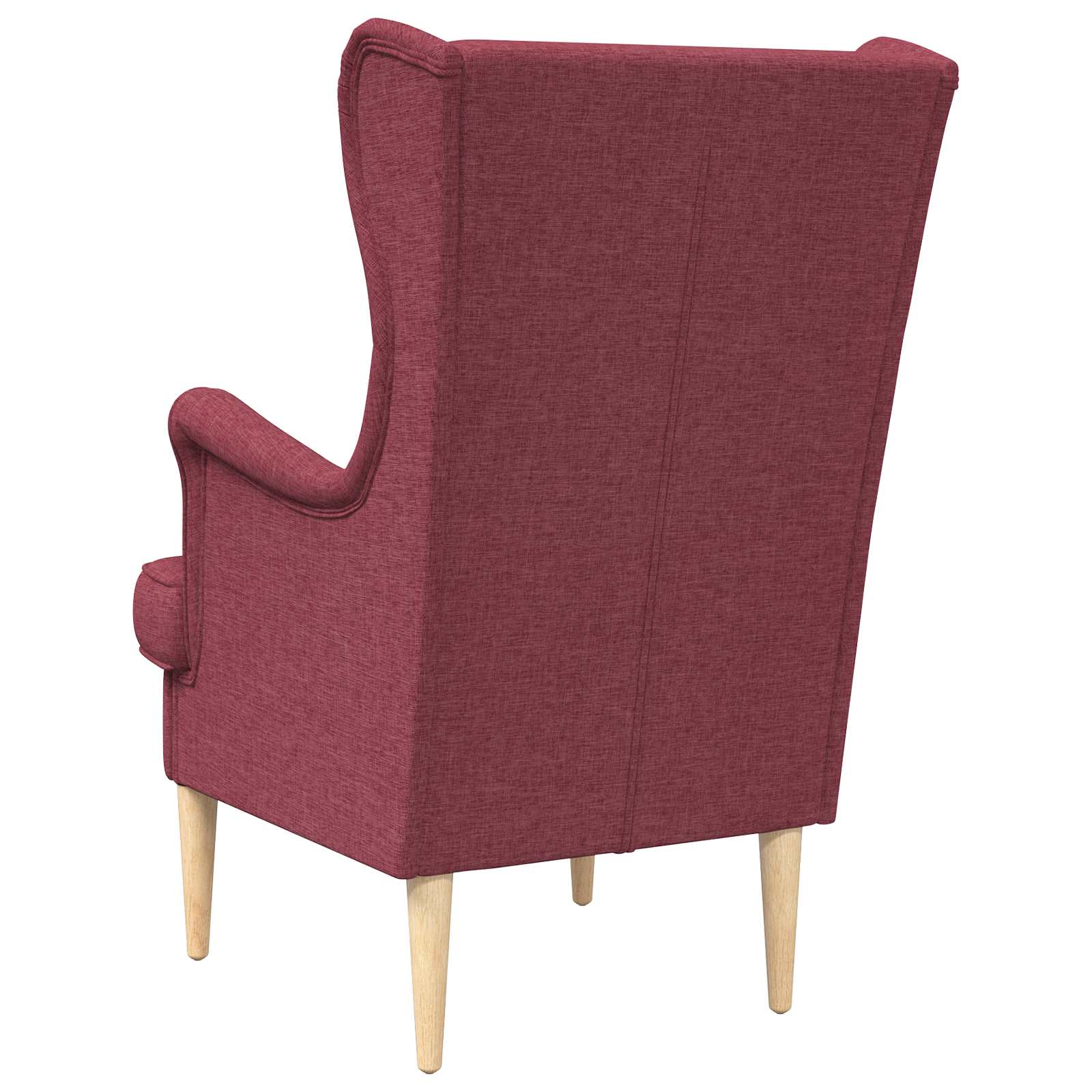 vidaXL Fotel Czerwone wino tkanina