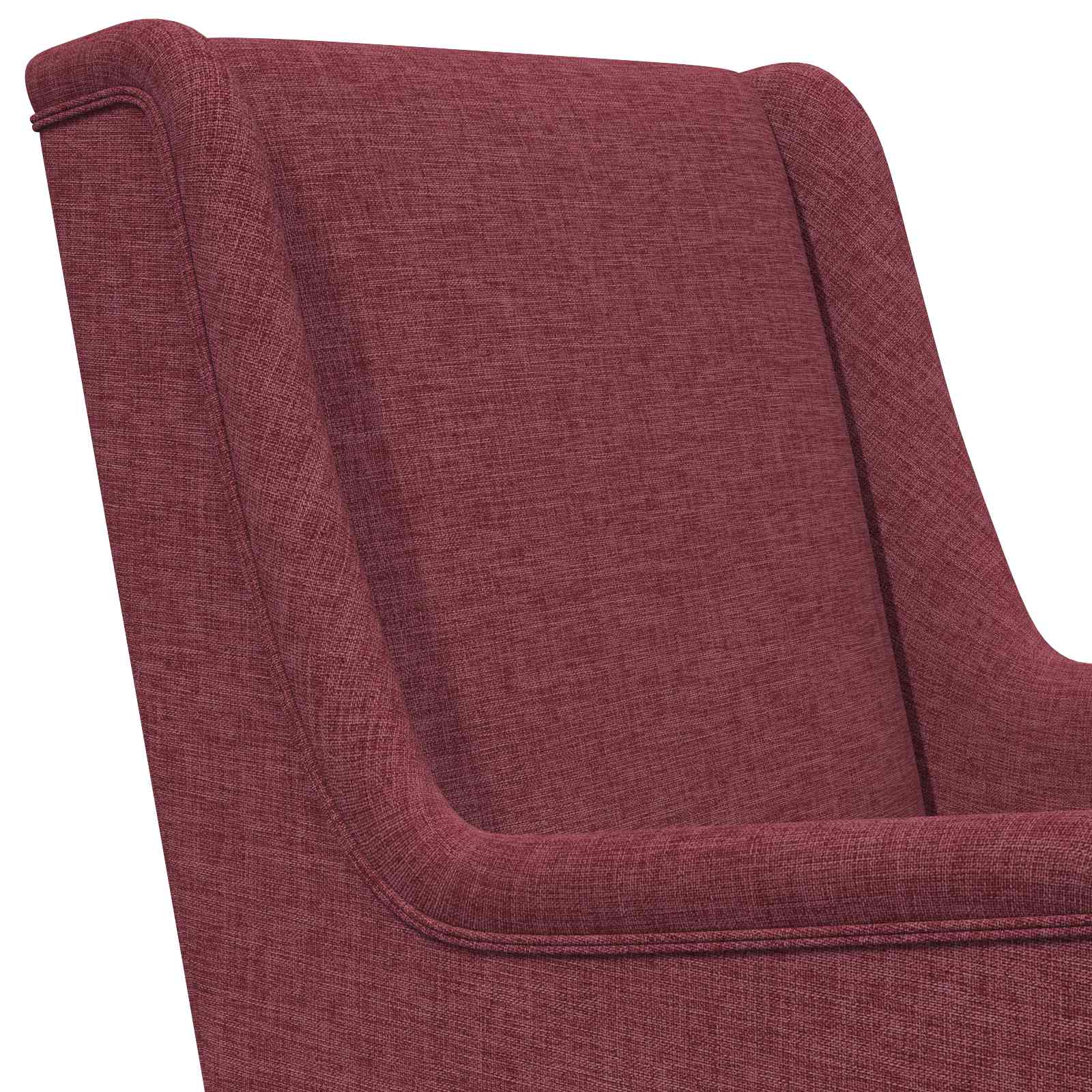 vidaXL Fotel Czerwone wino tkanina