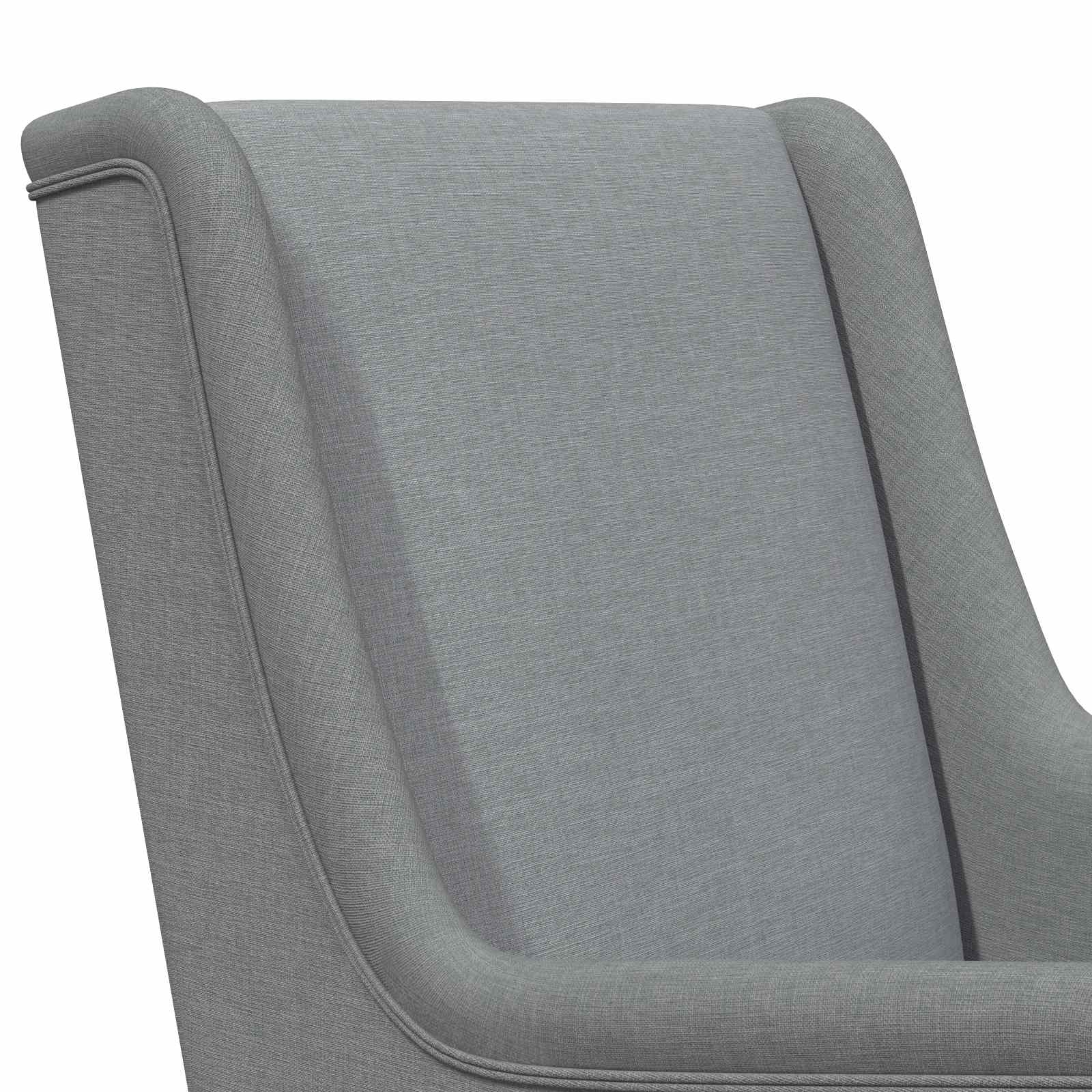 vidaXL Fotel bujany Jasnoszary 62 x 80 x 85 cm tkanina