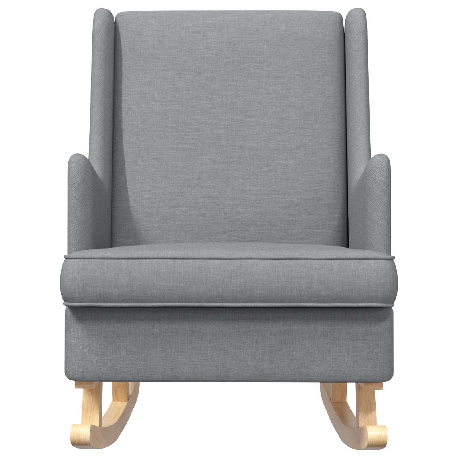 vidaXL Fotel bujany Jasnoszary 62 x 80 x 85 cm tkanina