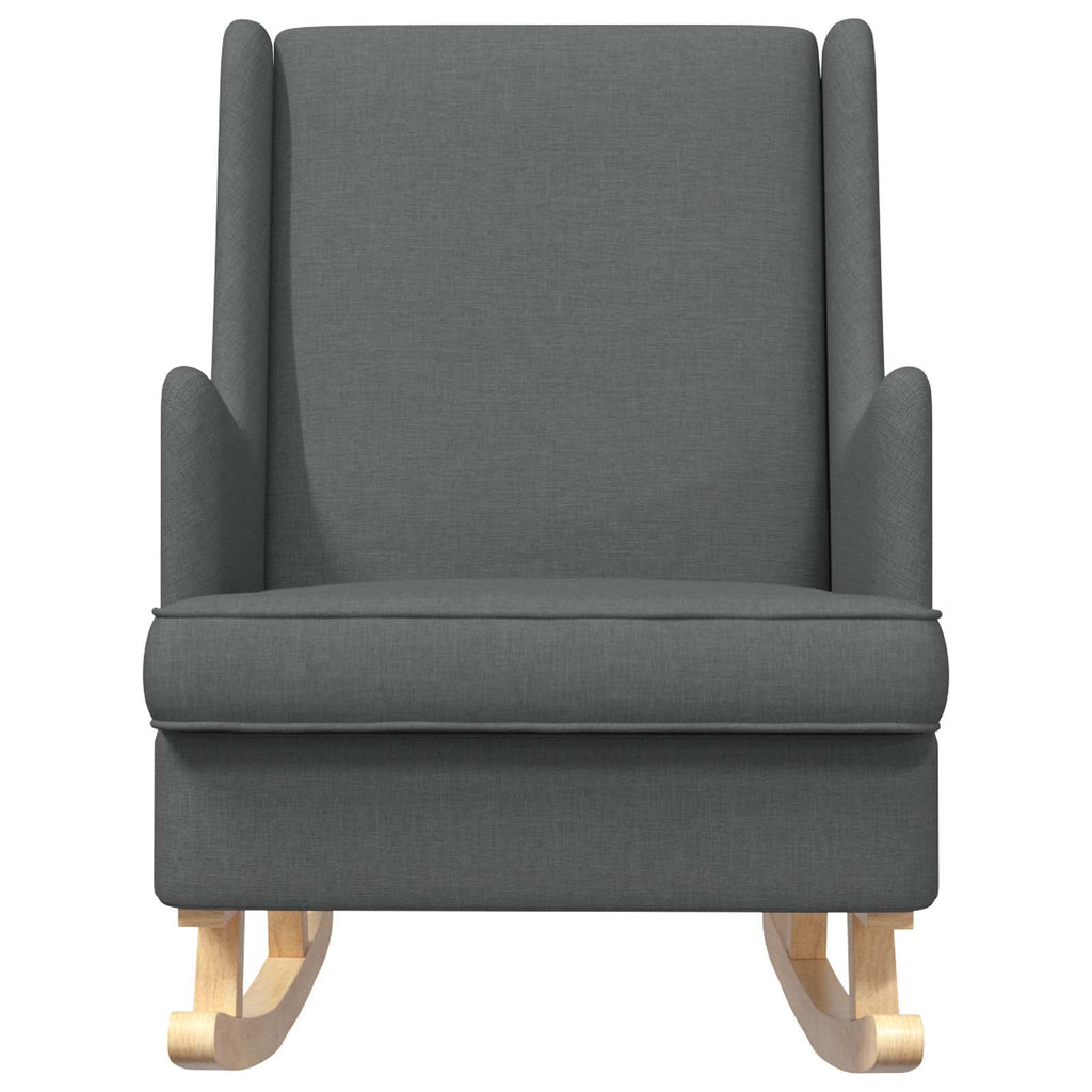 vidaXL Fotel bujany Ciemnoszary 62 x 80 x 85 cm tkanina