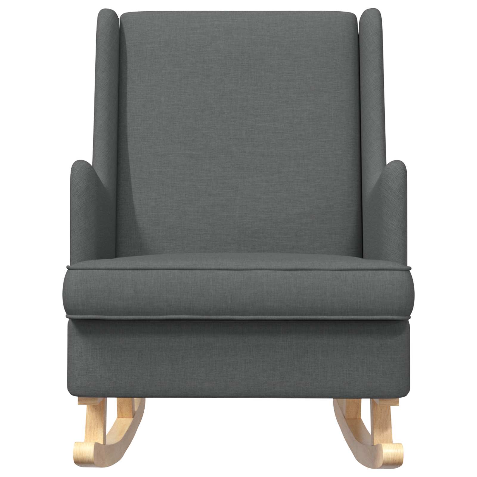 vidaXL Fotel bujany Ciemnoszary 62 x 80 x 85 cm tkanina