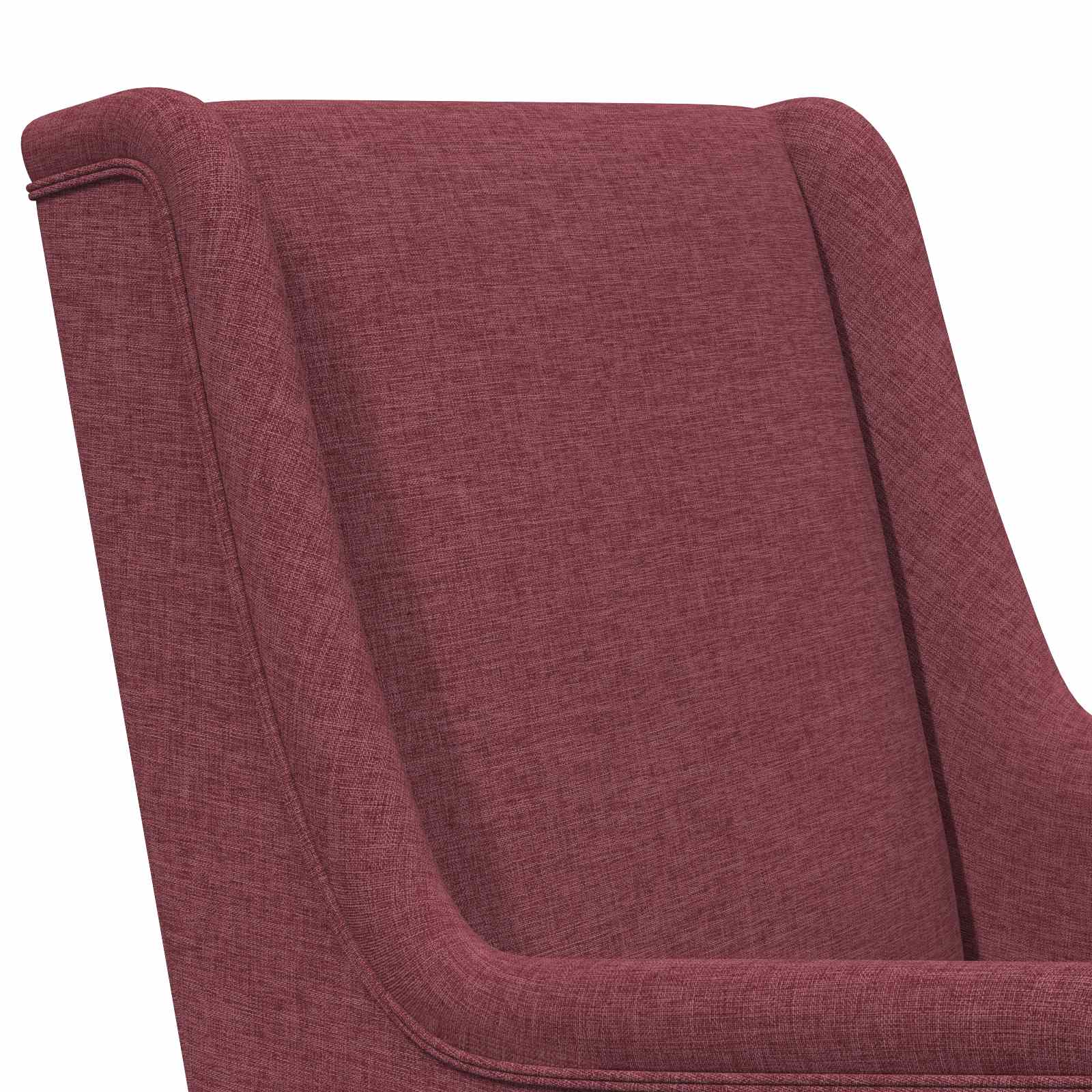 vidaXL Fotel bujany Czerwone wino 62 x 80 x 85 cm tkanina