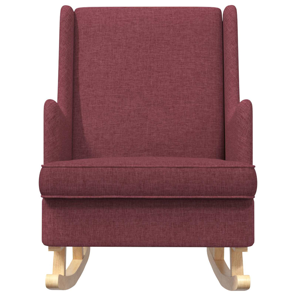 vidaXL Fotel bujany Czerwone wino 62 x 80 x 85 cm tkanina