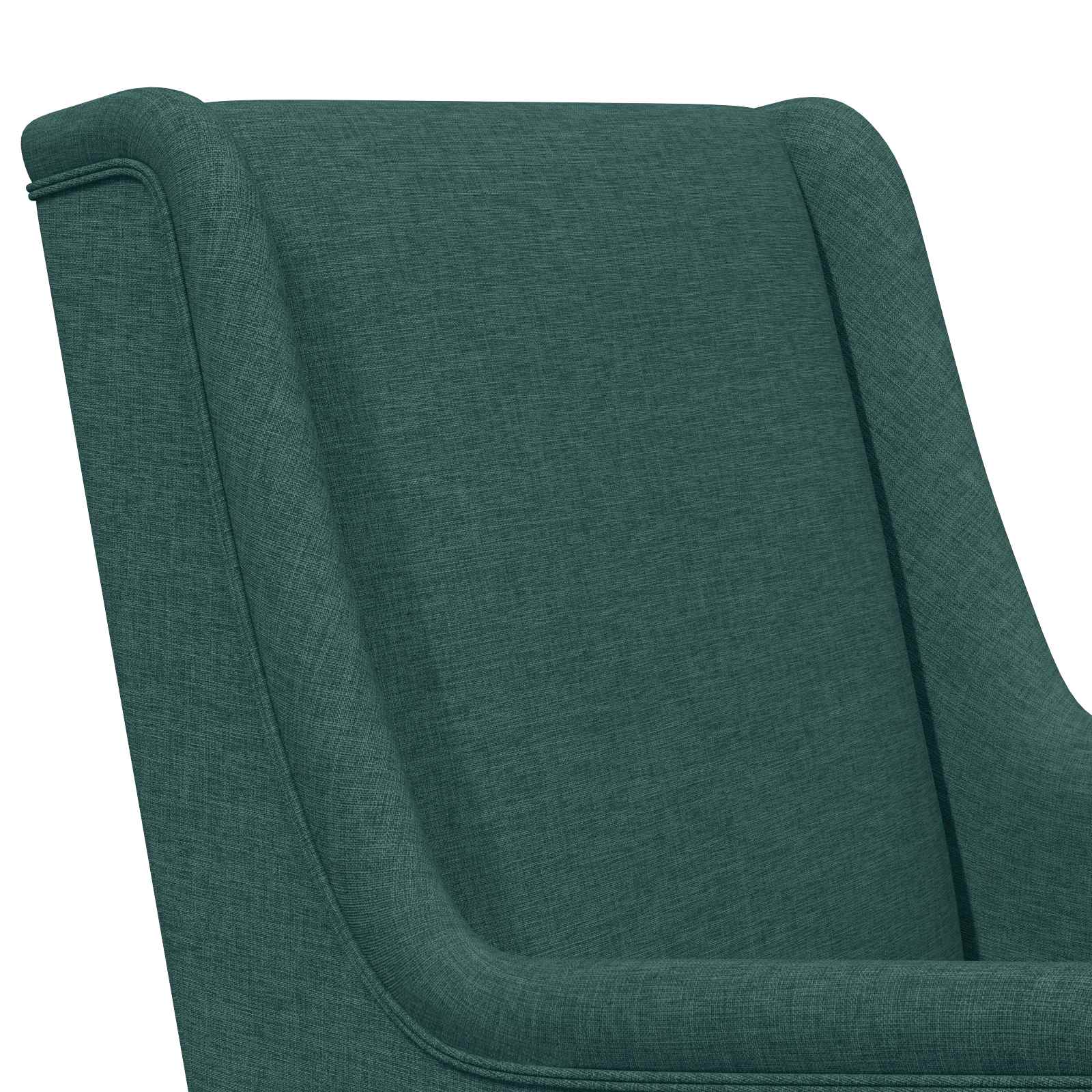 vidaXL Fotel bujany Ciemna zieleń 62 x 80 x 85 cm tkanina