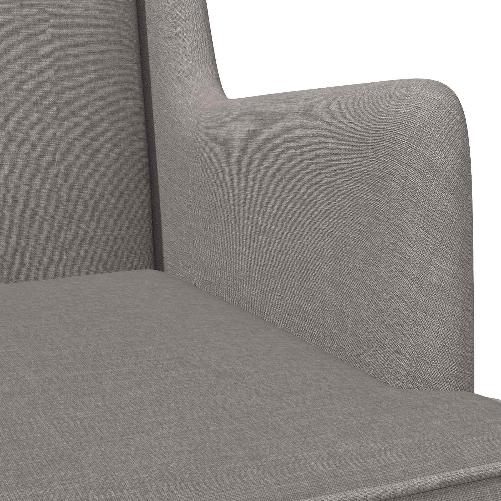 vidaXL Fotel bujany Ciemnoszary 62 x 80 x 85 cm tkanina