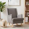 vidaXL Fotel bujany Ciemnoszary 62 x 80 x 85 cm tkanina