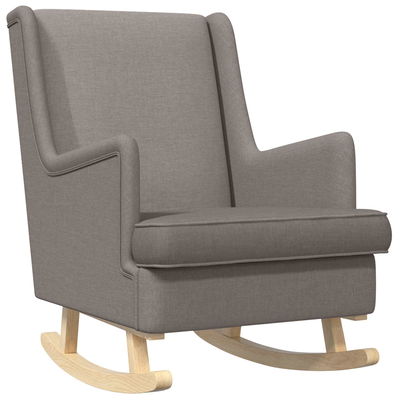 vidaXL Fotel bujany Ciemnoszary 62 x 80 x 85 cm tkanina