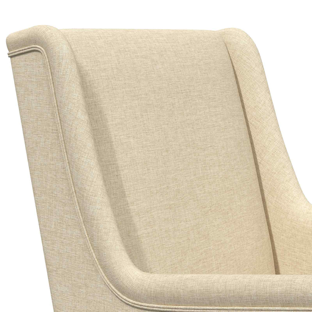 vidaXL Fotel bujany Kremowy 62 x 80 x 85 cm tkanina