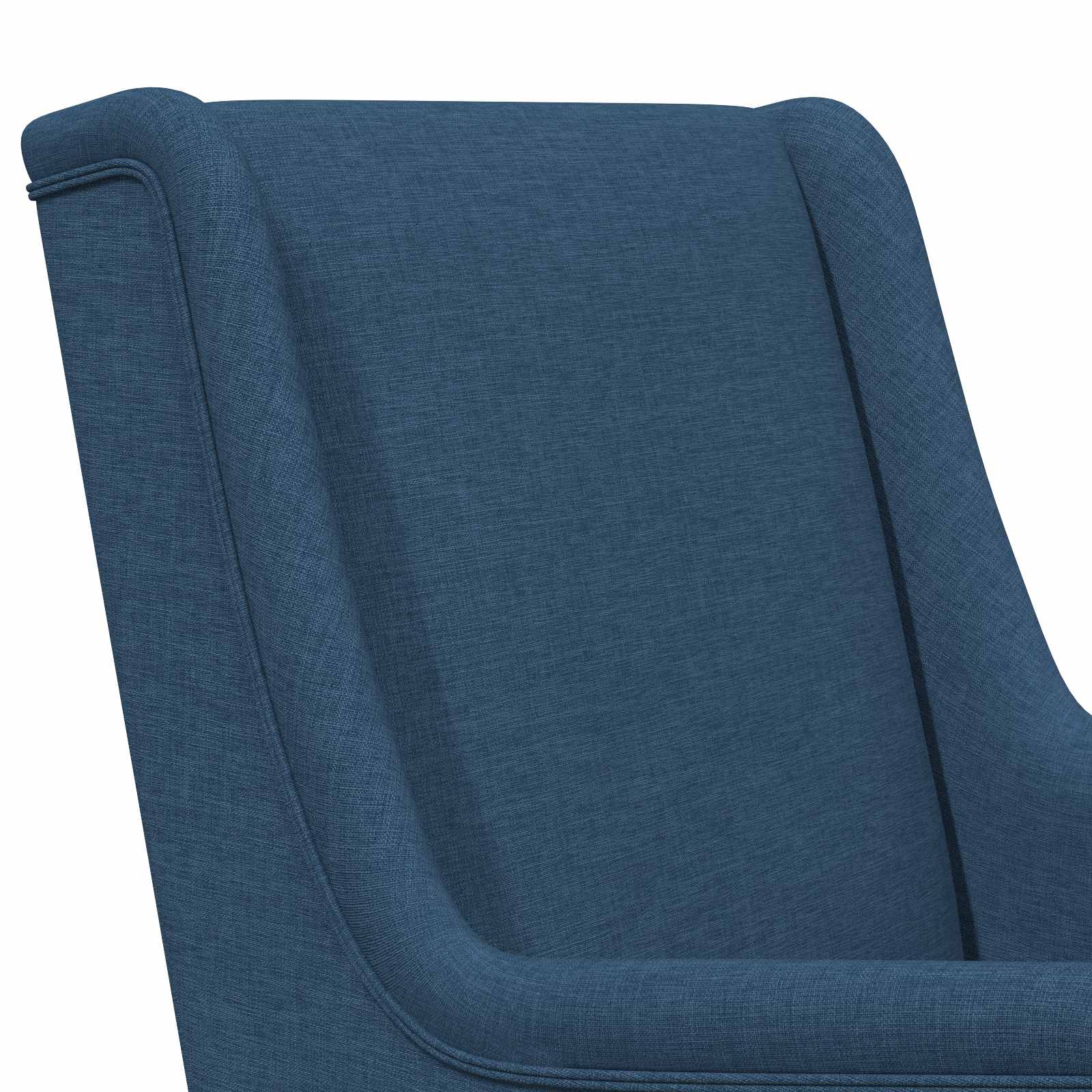 vidaXL Fotel bujany Niebieski 62 x 80 x 85 cm tkanina