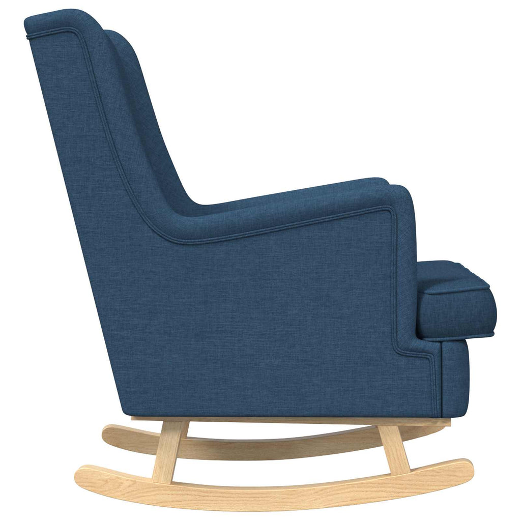 vidaXL Fotel bujany Niebieski 62 x 80 x 85 cm tkanina