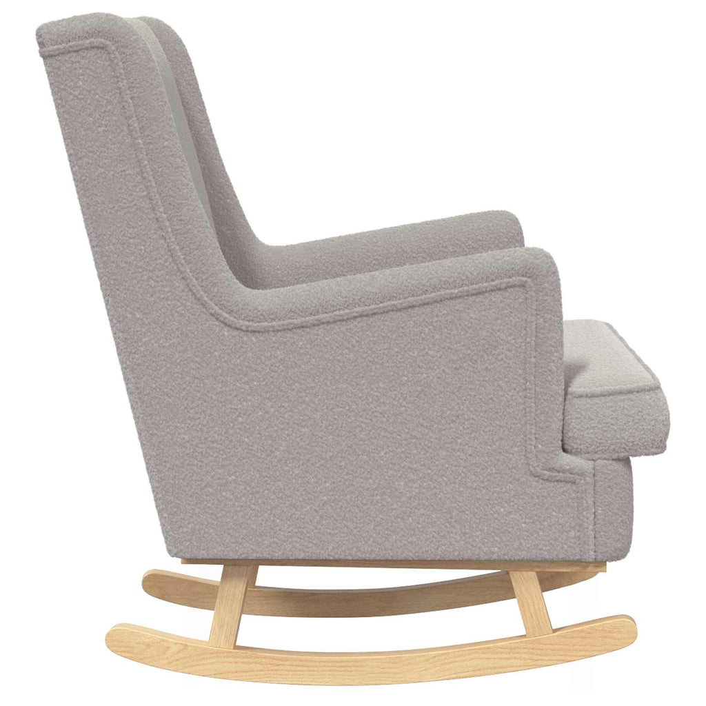 vidaXL Fotel bujany jasnoszary 62 x 80 x 85 cm Bouclé