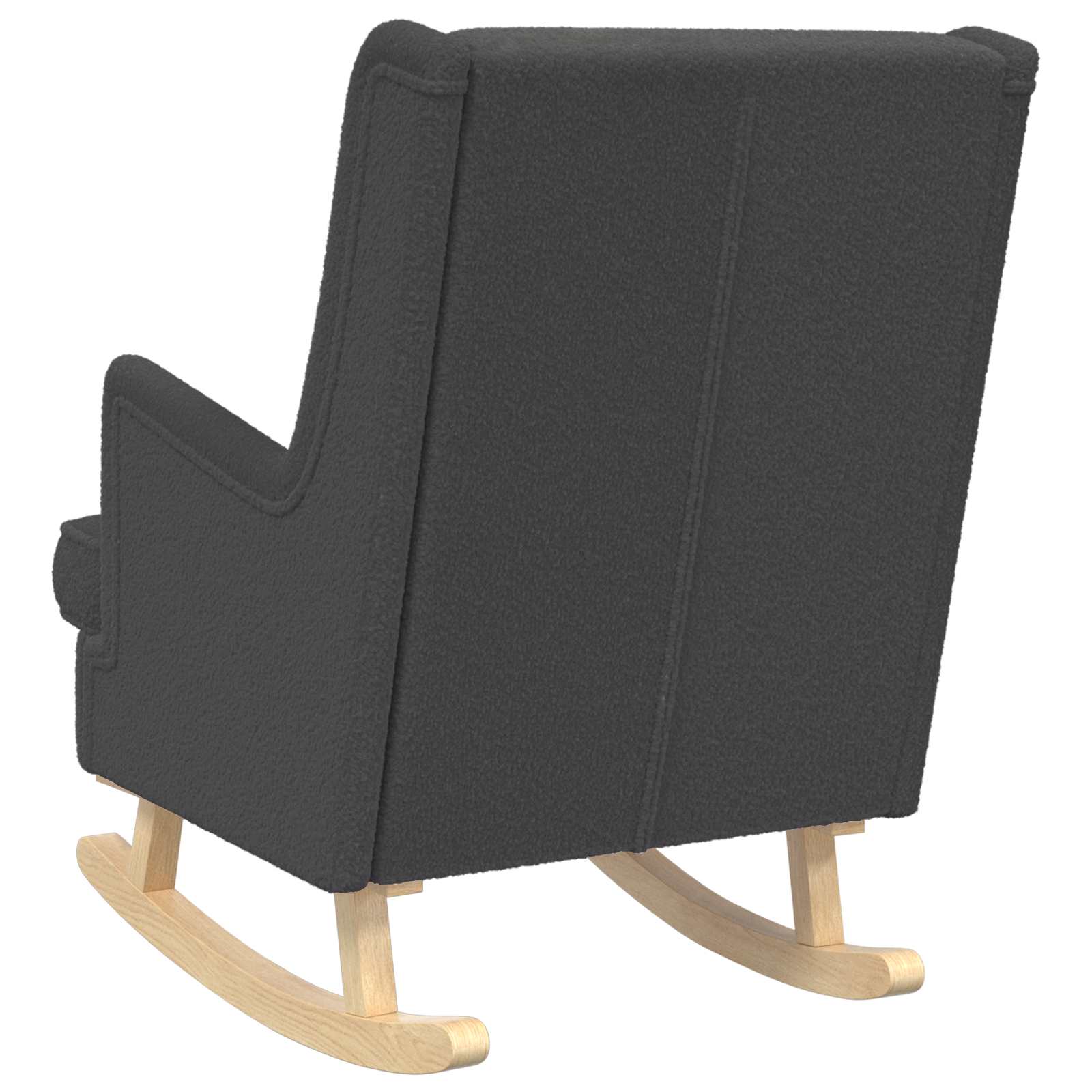 vidaXL Fotel bujany ciemnoszary 62 x 80 x 85 cm Bouclé