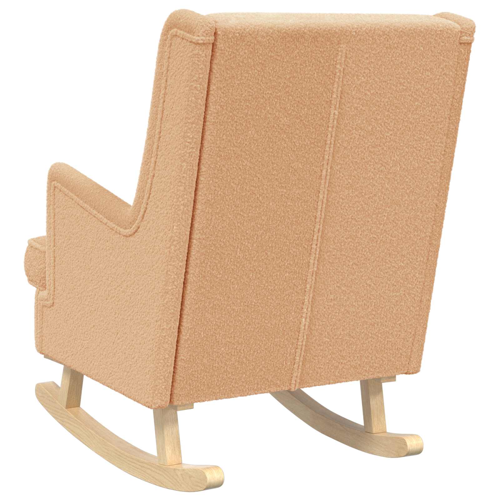 vidaXL Fotel bujany Beżowy 62 x 80 x 85 cm Bouclé