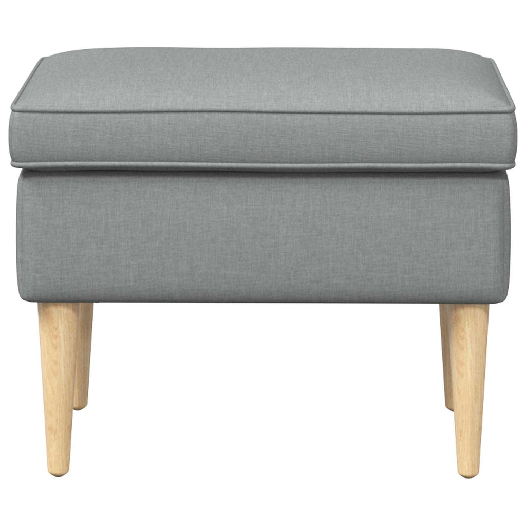 vidaXL Stołek na Stopy jasnoszary 55 x 35 x 41 cm Poliester