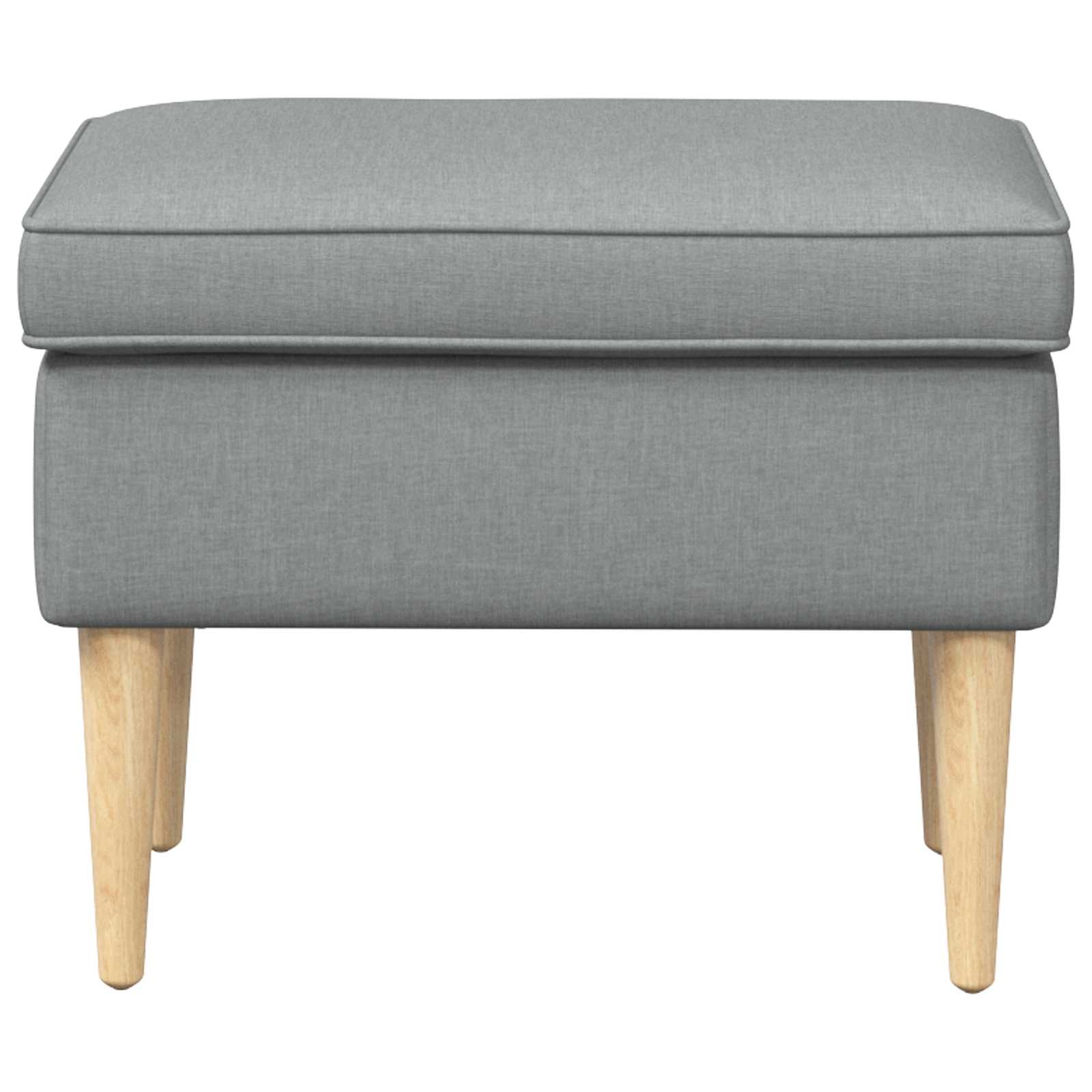 vidaXL Stołek na Stopy jasnoszary 55 x 35 x 41 cm Poliester