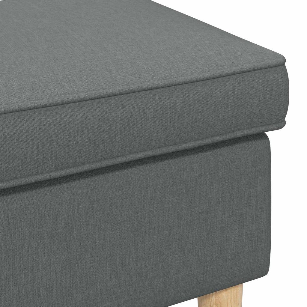 vidaXL Stołek na Stopy ciemnoszary 55 x 35 x 41 cm