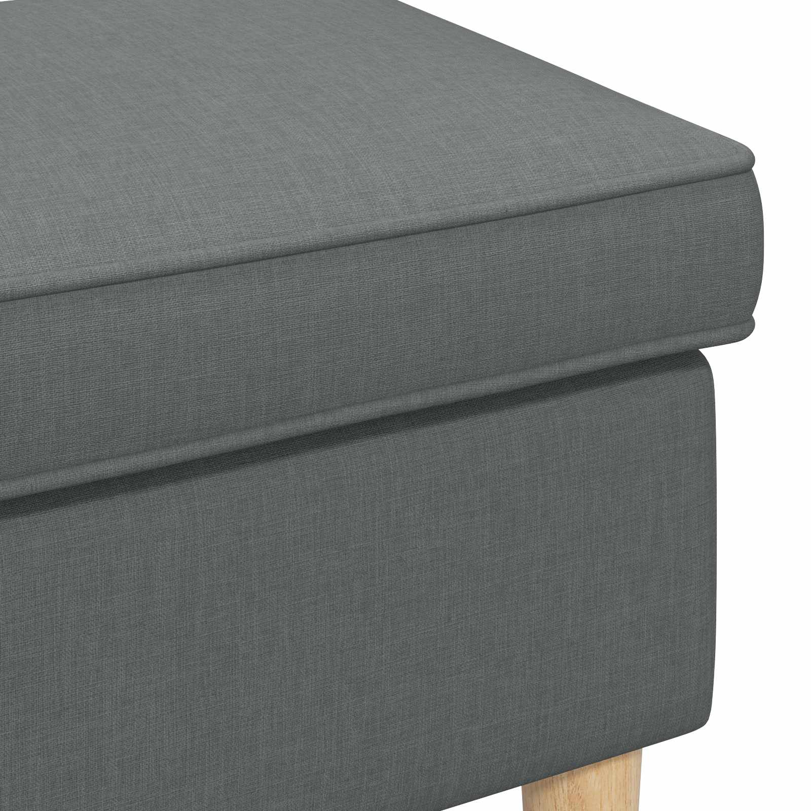vidaXL Stołek na Stopy ciemnoszary 55 x 35 x 41 cm