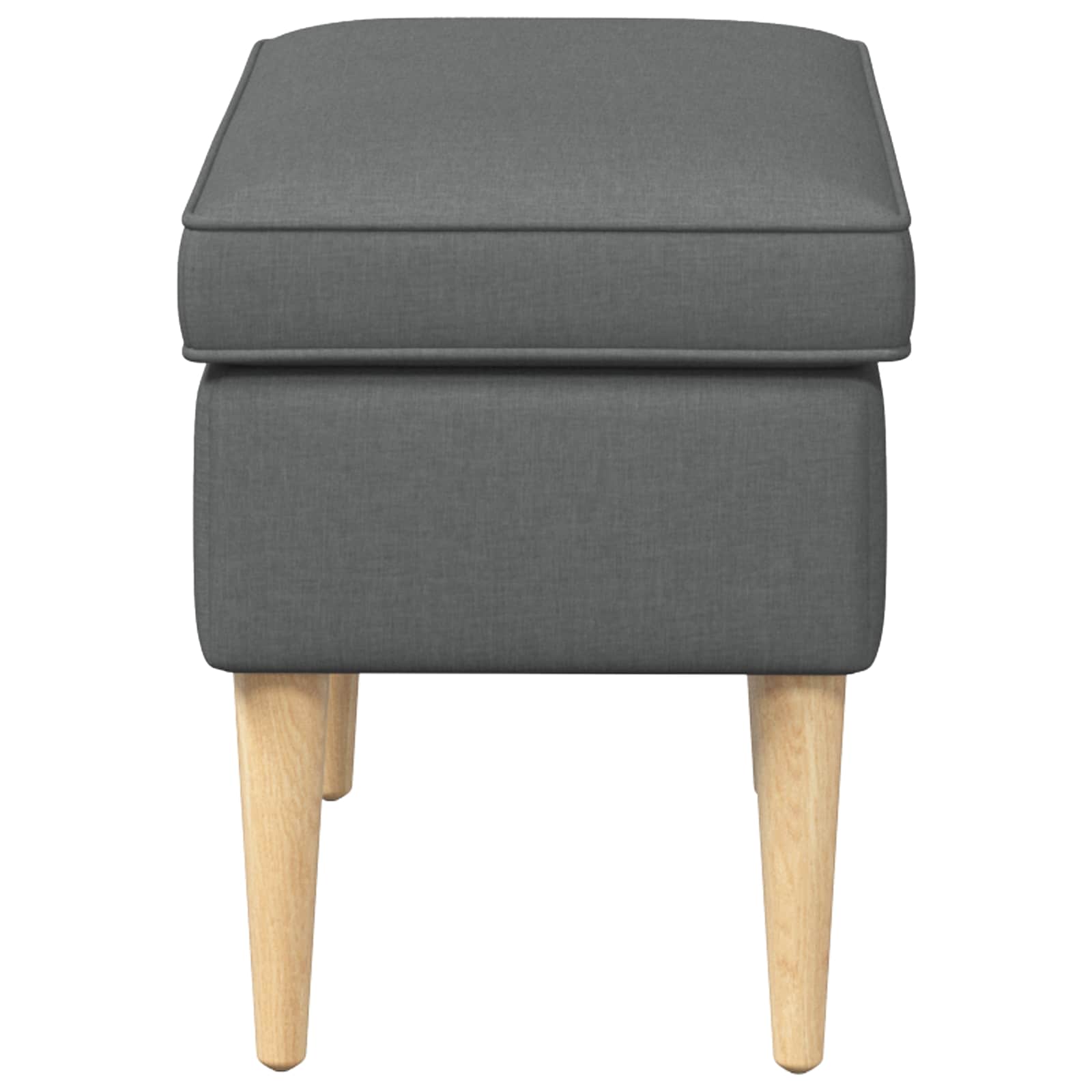 vidaXL Stołek na Stopy ciemnoszary 55 x 35 x 41 cm
