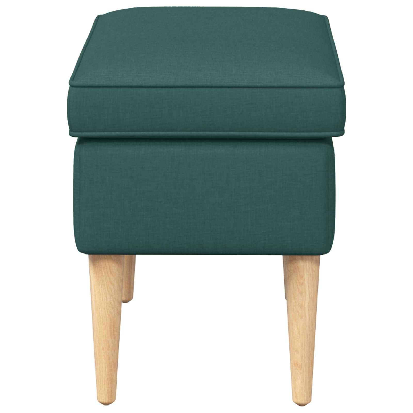 vidaXL Stołek na Stopy Ciemnozielony 55 x 35 x 41 cm