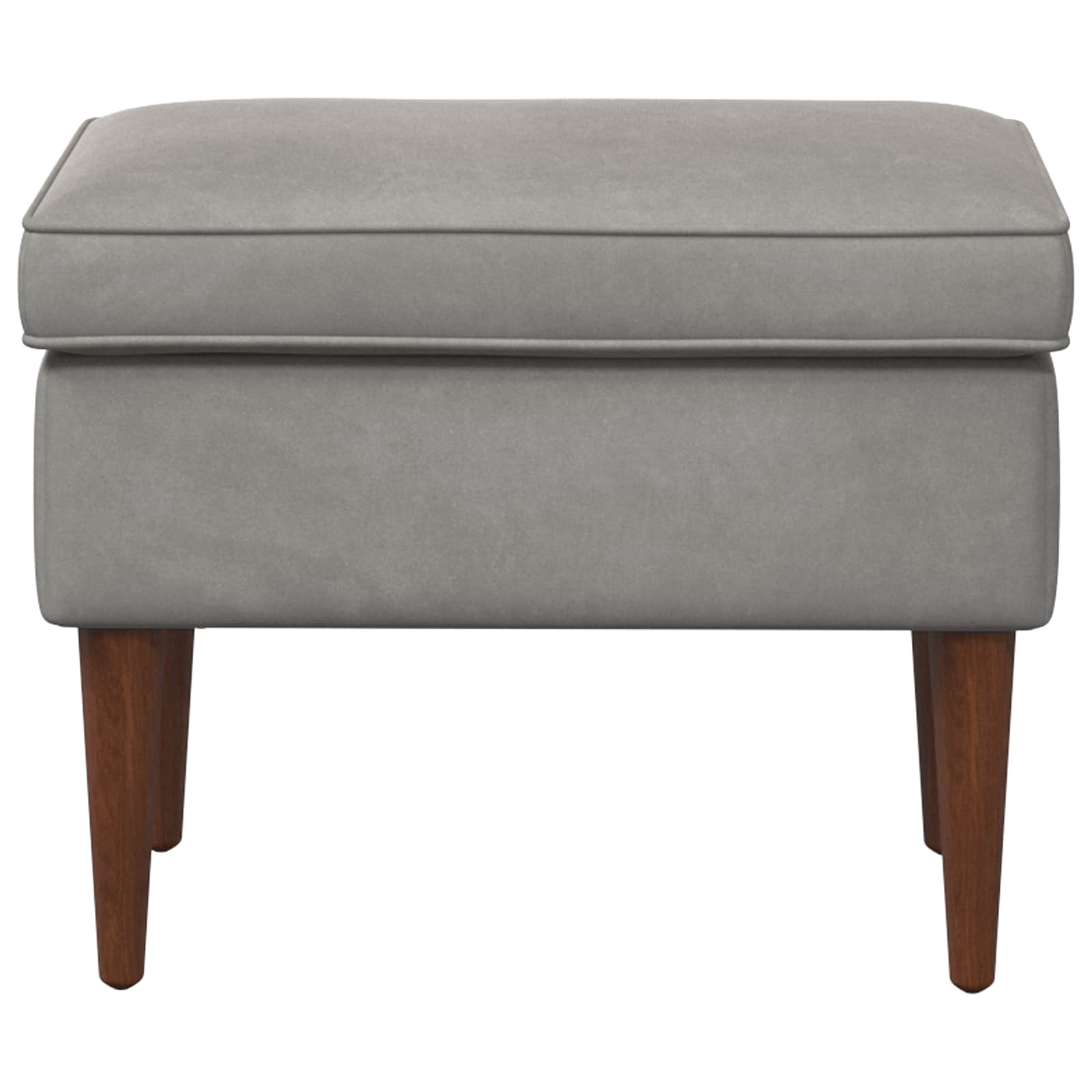 vidaXL Stołek na Stopy jasnoszary 55 x 35 x 41 cm Welur