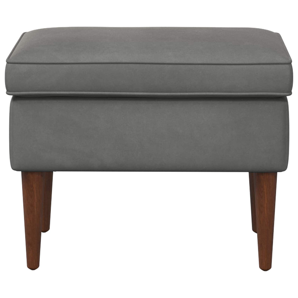 vidaXL Stołek na Stopy ciemnoszary 55 x 35 x 41 cm Welur