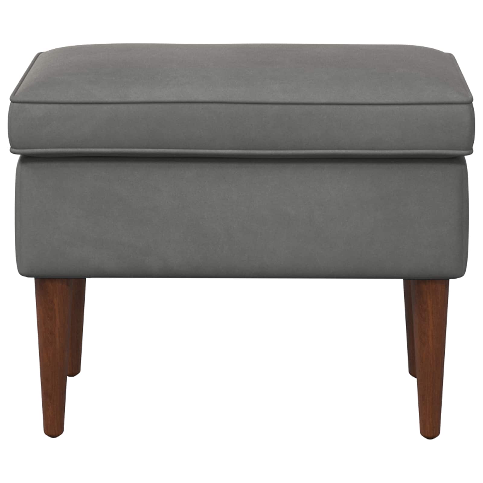 vidaXL Stołek na Stopy ciemnoszary 55 x 35 x 41 cm Welur