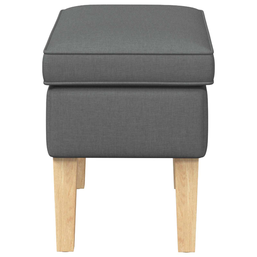 vidaXL Stołek na Stopy ciemnoszary 55 x 35 x 41 cm tkanina