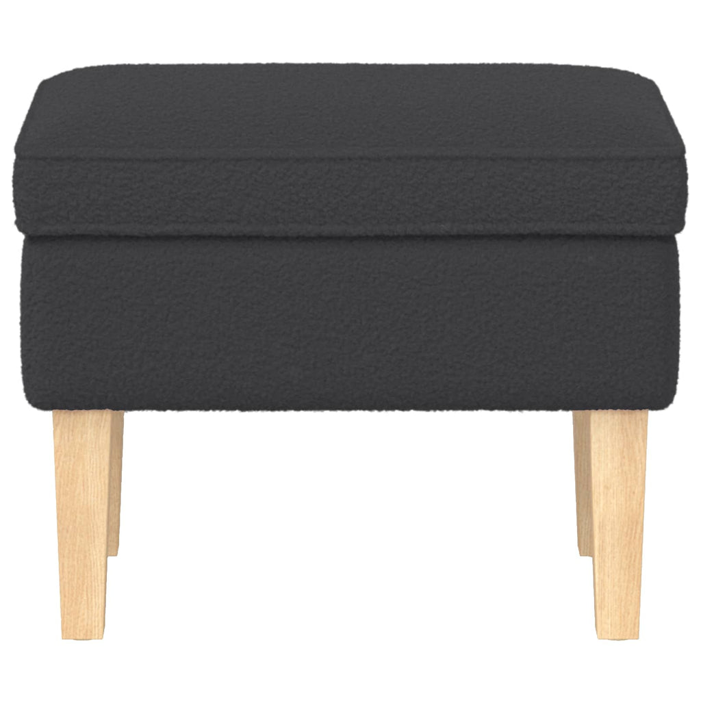 vidaXL Stołek na Stopy ciemnoszary 55 x 35 x 41 cm Bouclé