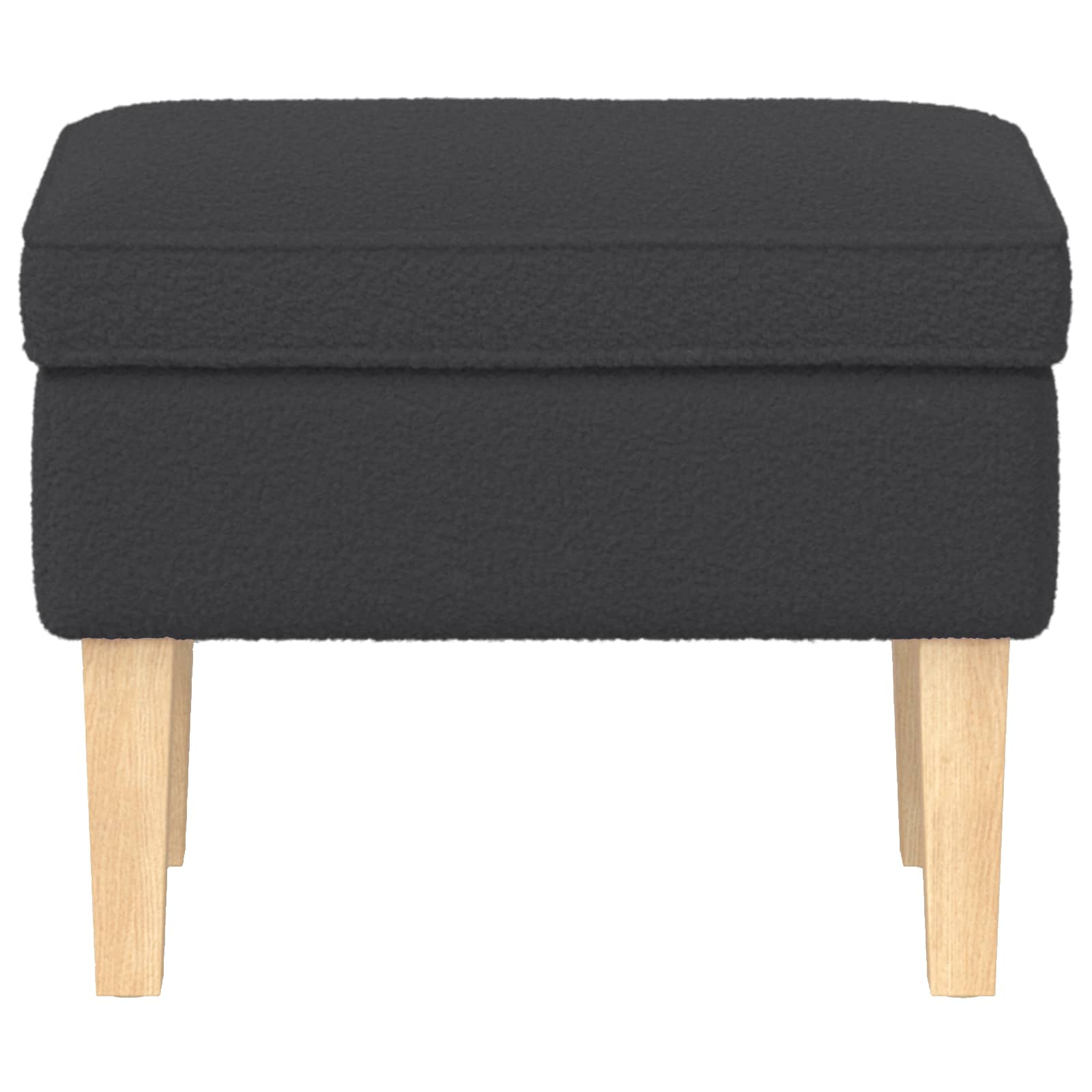 vidaXL Stołek na Stopy ciemnoszary 55 x 35 x 41 cm Bouclé