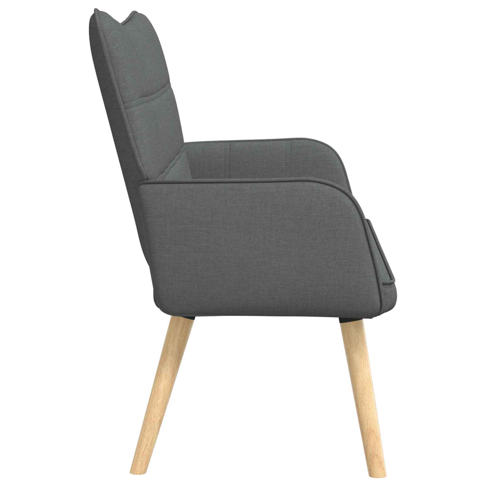 vidaXL Sofa dwuosobowa ciemnoszary 115 x 61 x 87 cm tkanina