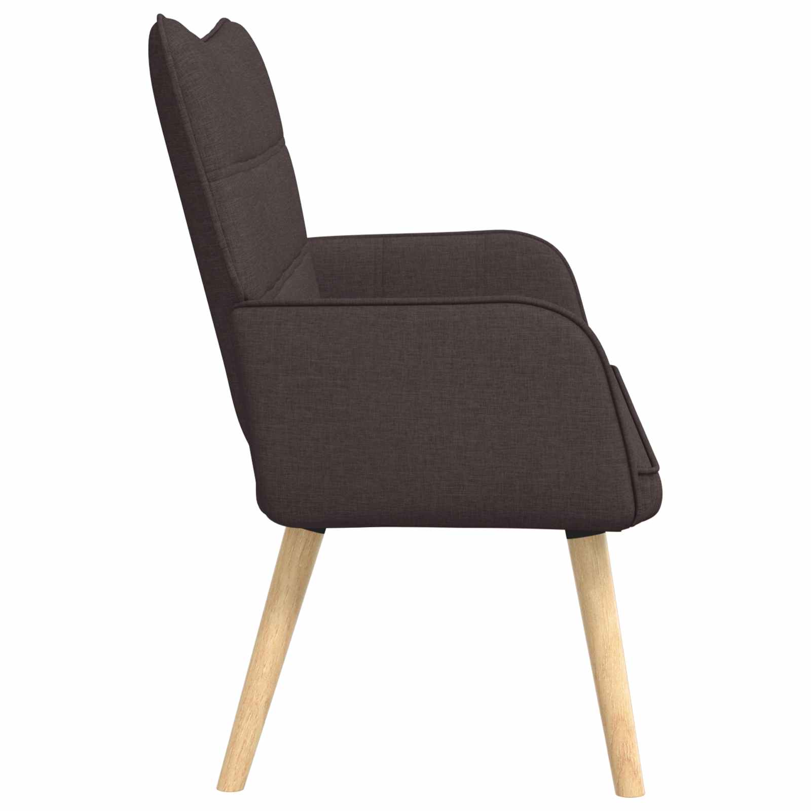 vidaXL Sofa dwuosobowa Ciemny brąz 115 x 61 x 87 cm tkanina