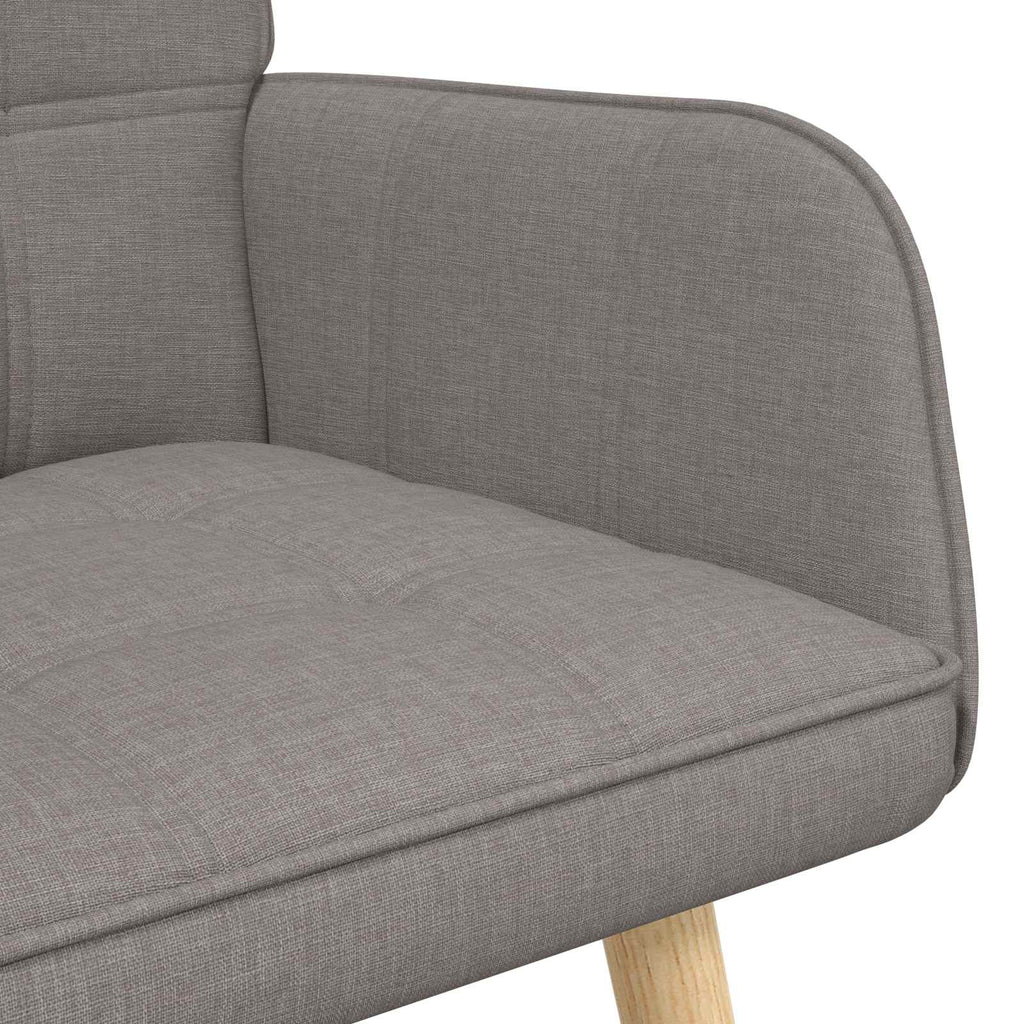 vidaXL Sofa dwuosobowa Ciemnoszary 115 x 61 x 87 cm tkanina