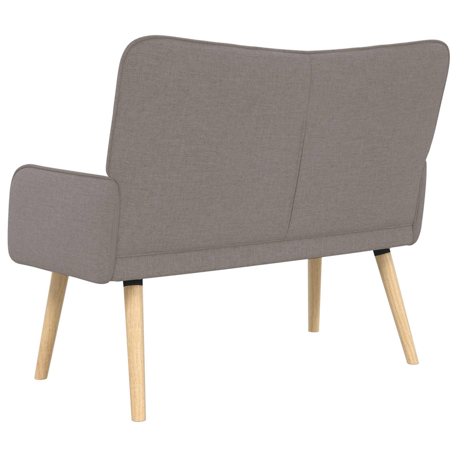 vidaXL Sofa dwuosobowa Ciemnoszary 115 x 61 x 87 cm tkanina
