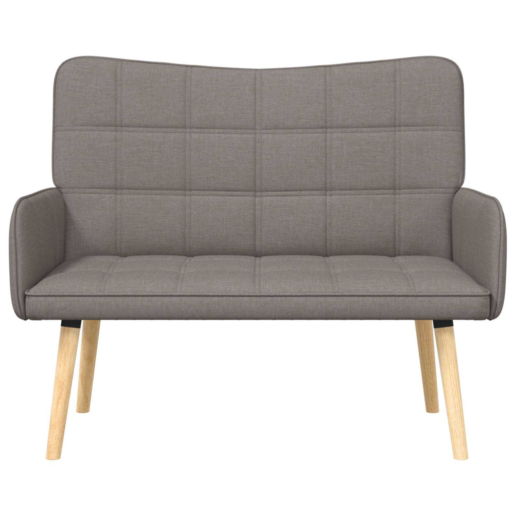 vidaXL Sofa dwuosobowa Ciemnoszary 115 x 61 x 87 cm tkanina
