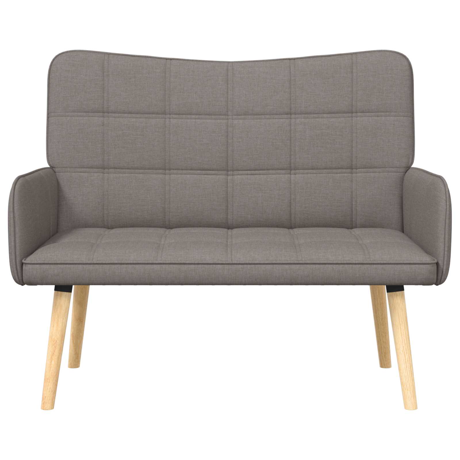 vidaXL Sofa dwuosobowa Ciemnoszary 115 x 61 x 87 cm tkanina