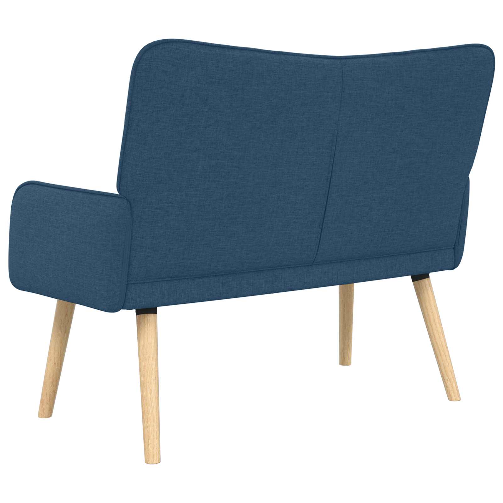 vidaXL Sofa dwuosobowa niebieski 115 x 61 x 87 cm tkanina