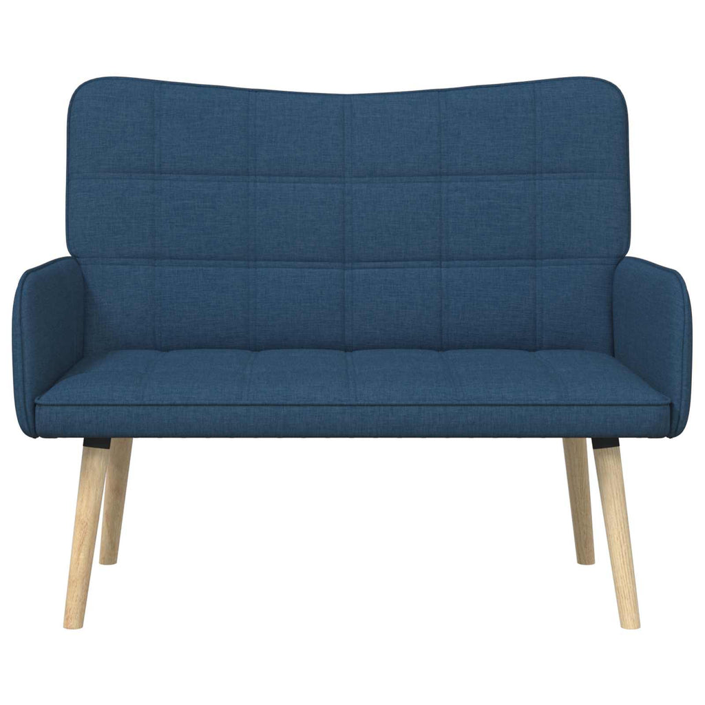 vidaXL Sofa dwuosobowa niebieski 115 x 61 x 87 cm tkanina