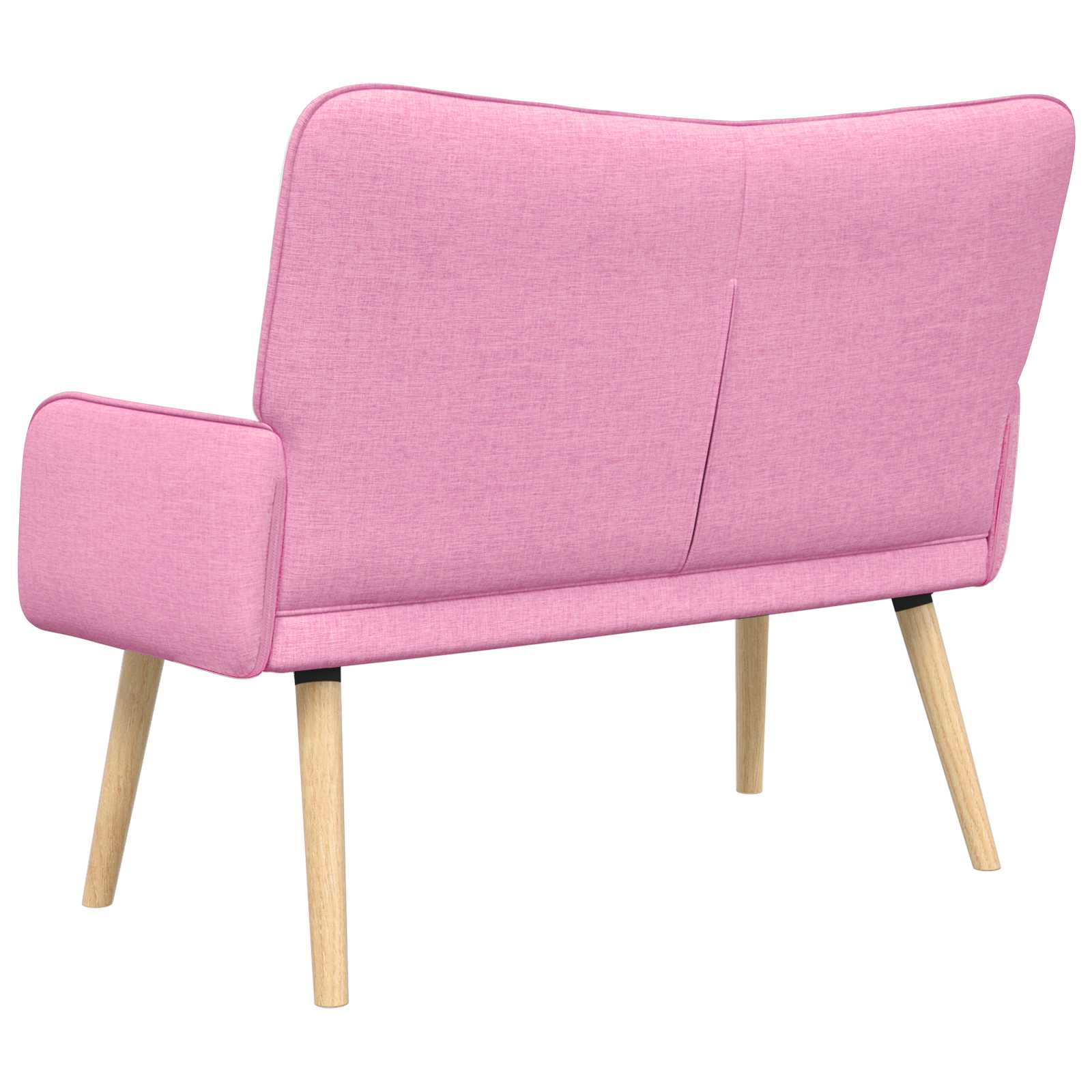 vidaXL Sofa dwuosobowa różowy 115 x 61 x 87 cm tkanina