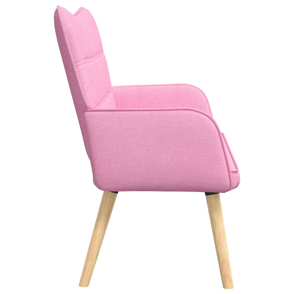vidaXL Sofa dwuosobowa różowy 115 x 61 x 87 cm tkanina