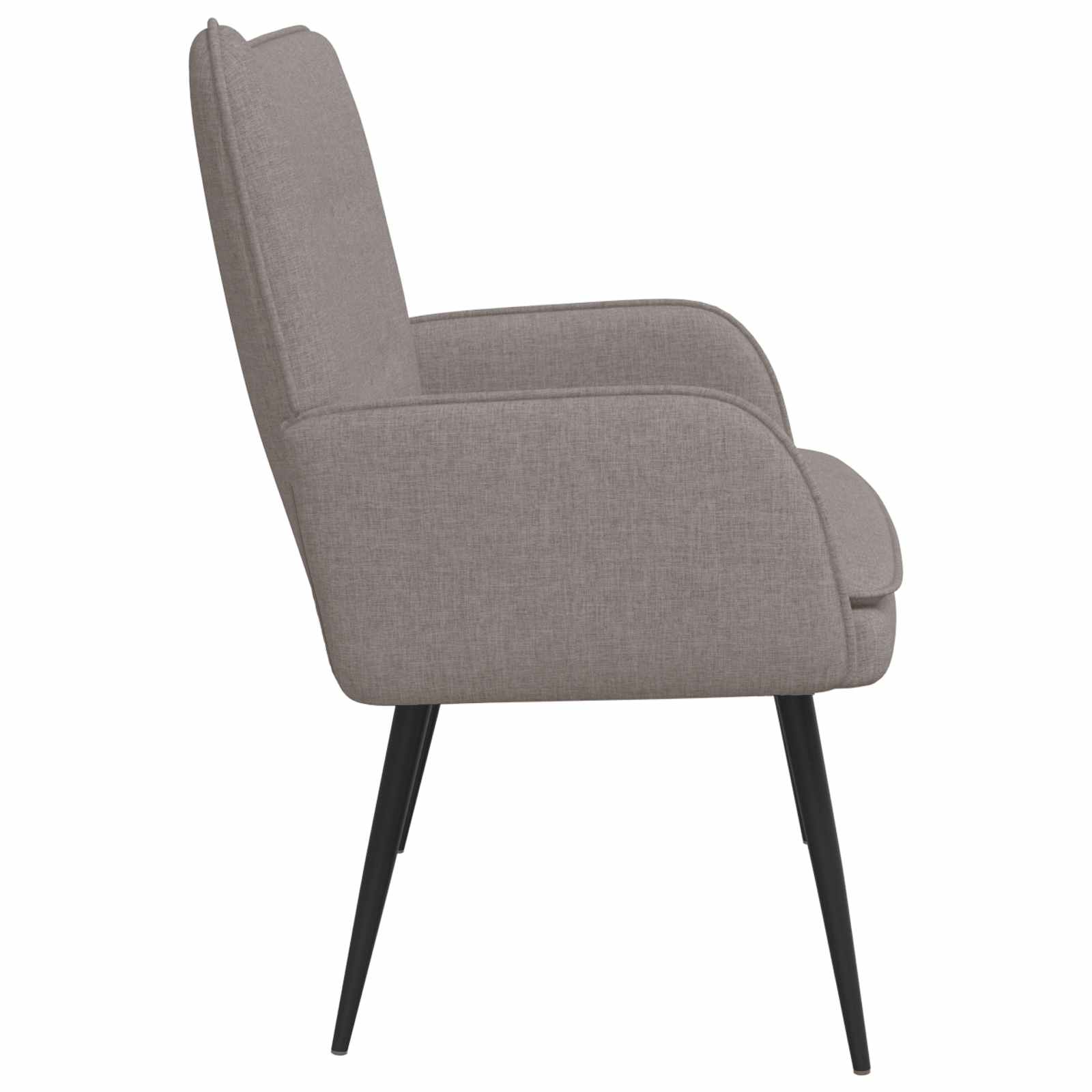 vidaXL Sofa dwuosobowa Ciemnoszary 115 x 61 x 87 cm tkanina