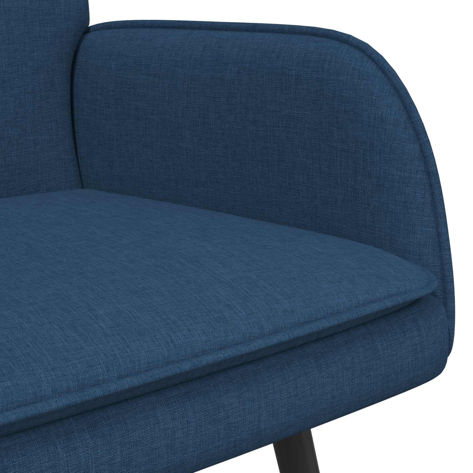 vidaXL Sofa dwuosobowa niebieski 115 x 61 x 87 cm tkanina