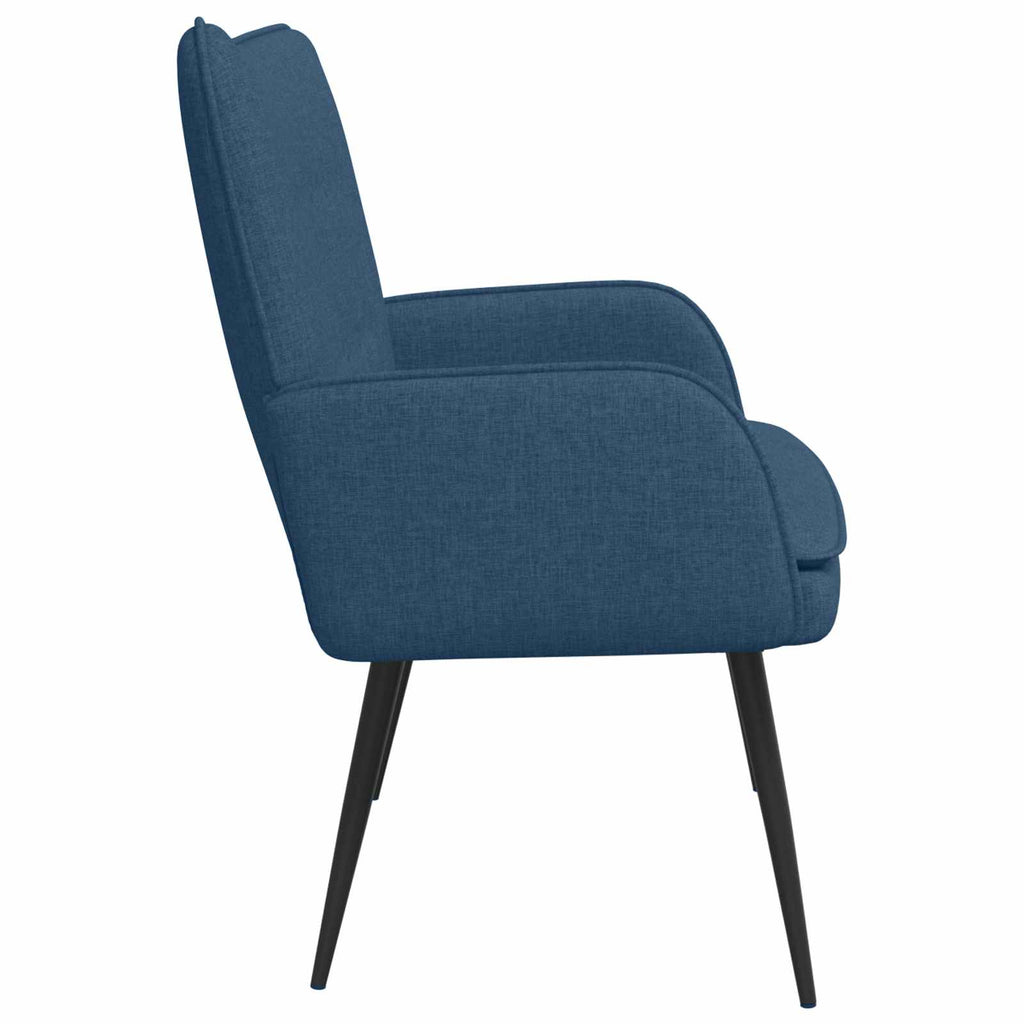 vidaXL Sofa dwuosobowa niebieski 115 x 61 x 87 cm tkanina