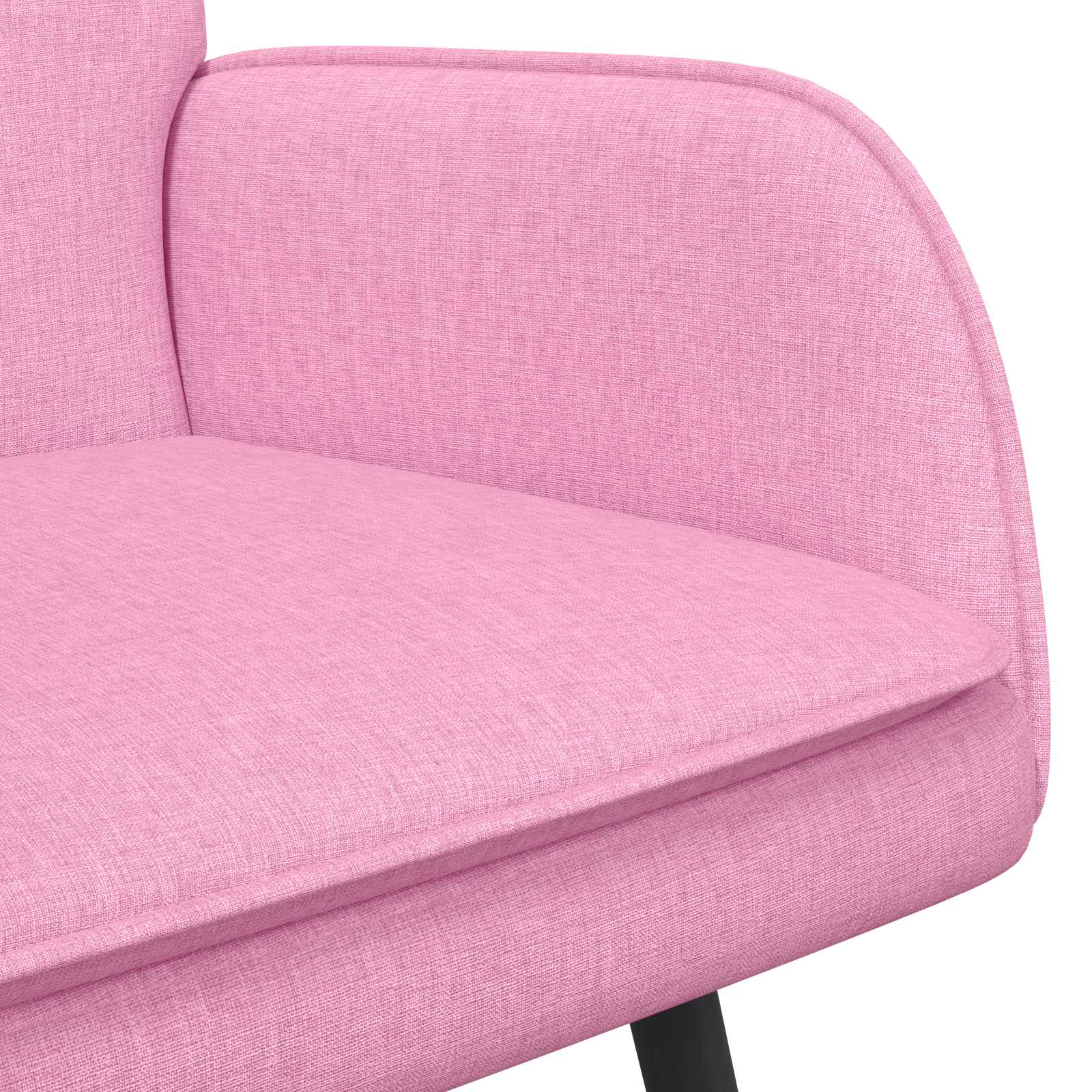 vidaXL Sofa dwuosobowa różowy 115 x 61 x 87 cm tkanina
