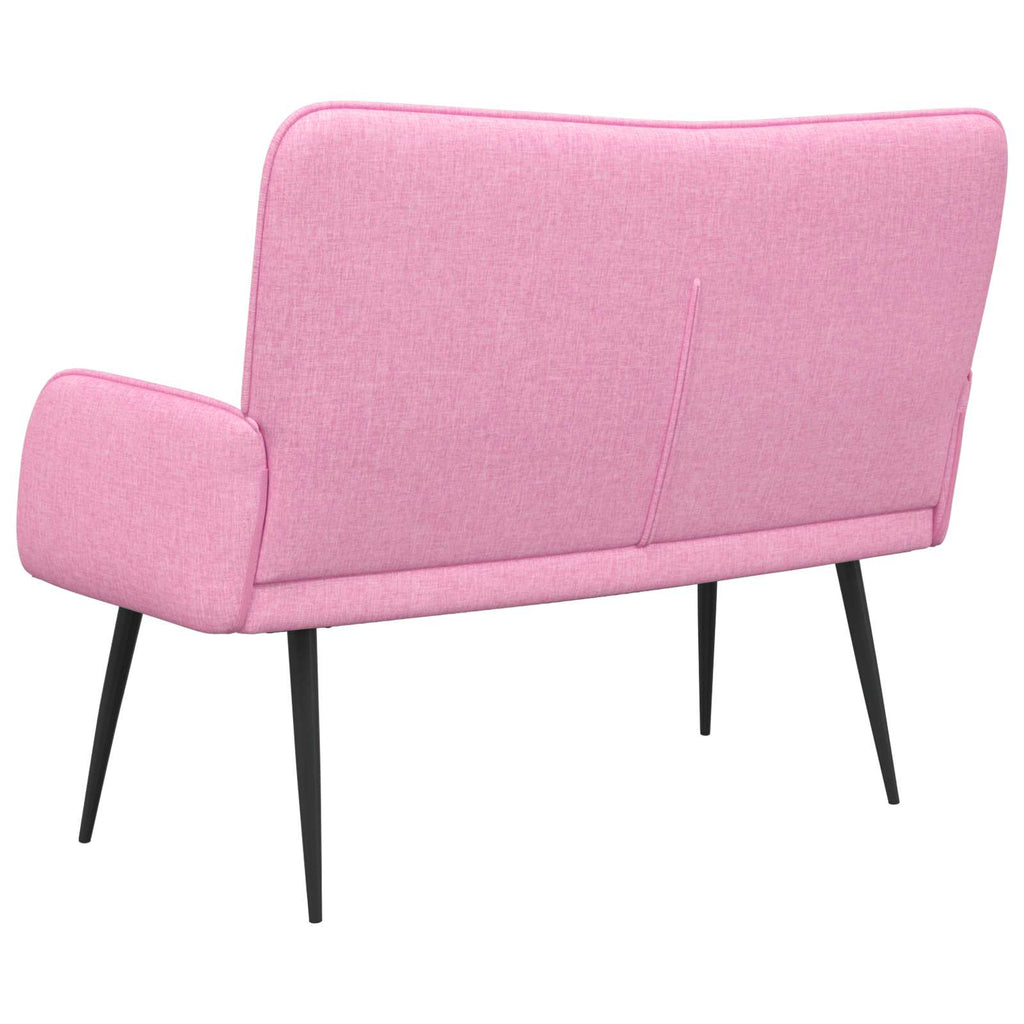 vidaXL Sofa dwuosobowa różowy 115 x 61 x 87 cm tkanina