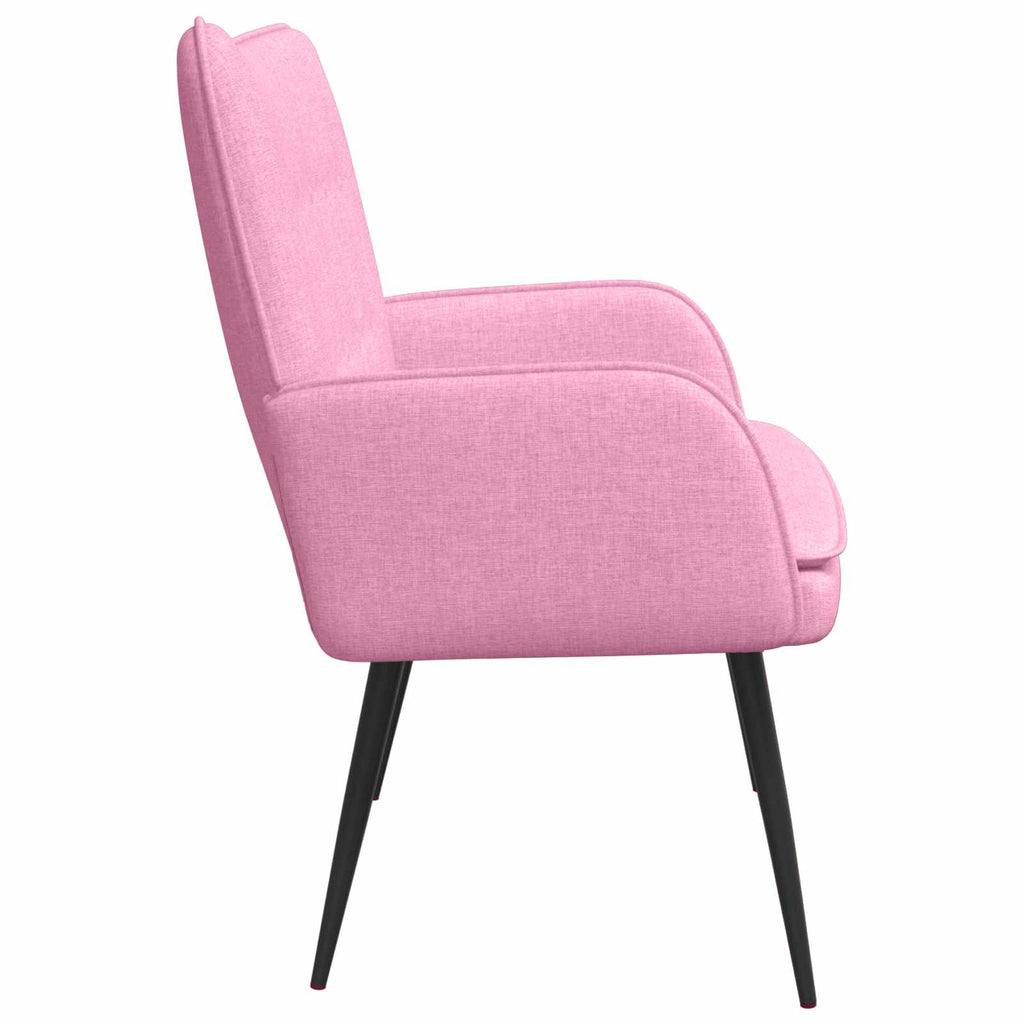 vidaXL Sofa dwuosobowa różowy 115 x 61 x 87 cm tkanina