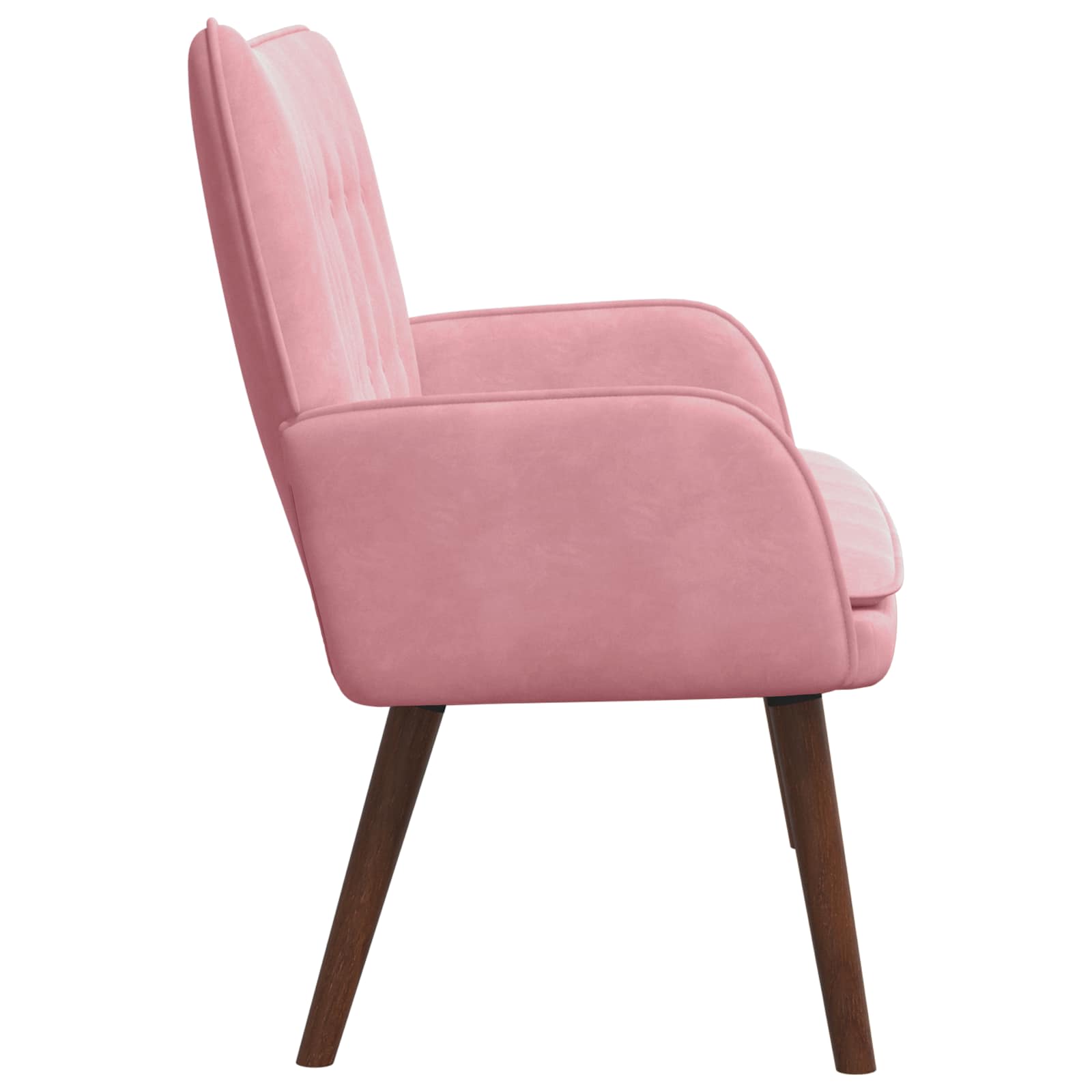 vidaXL Sofa dwuosobowa różowy 115 x 61 x 87 cm Welur