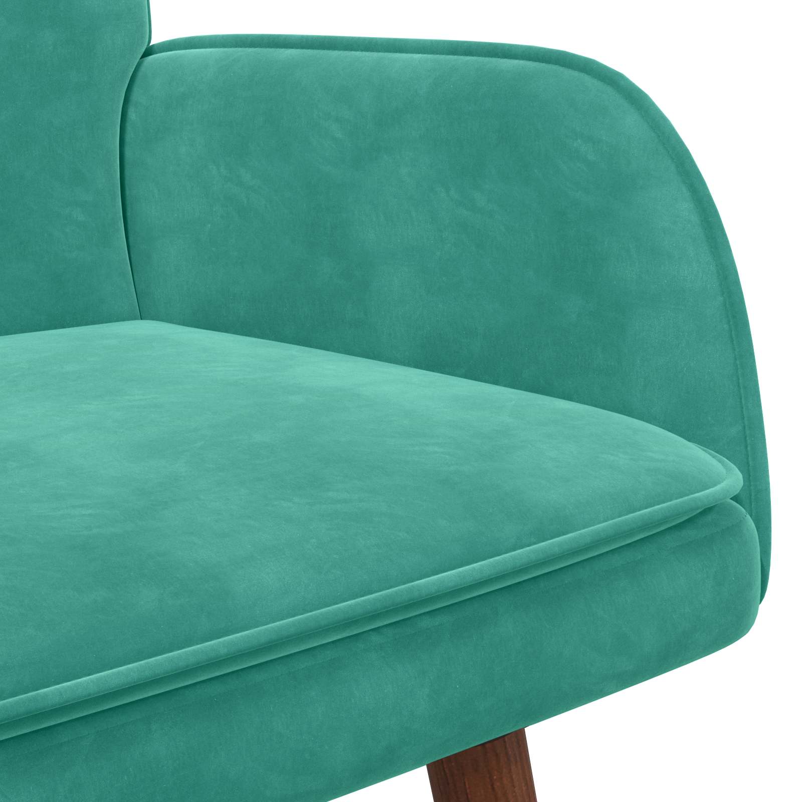 vidaXL Sofa dwuosobowa Turkusowy 115 x 61 x 87 cm Welur