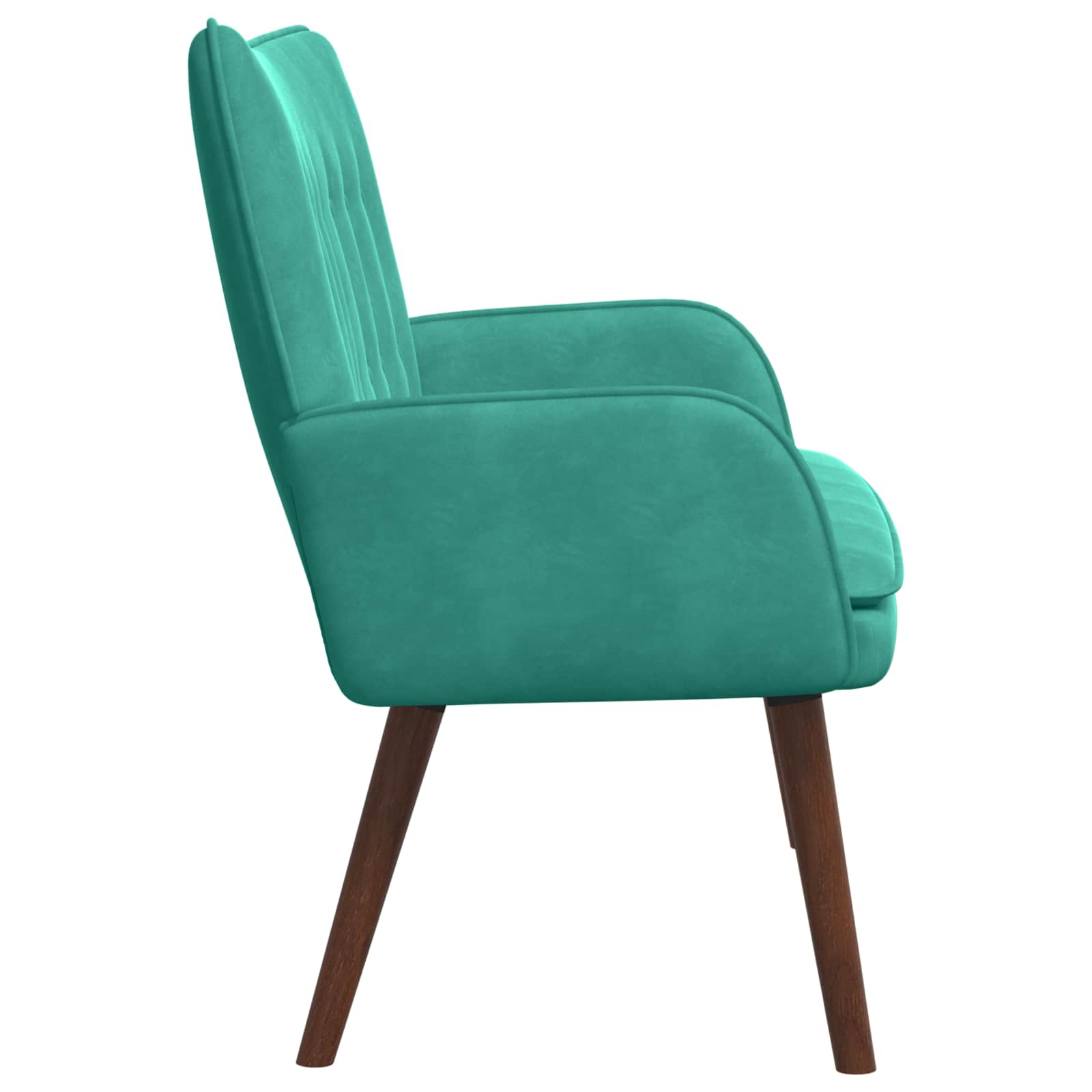 vidaXL Sofa dwuosobowa Turkusowy 115 x 61 x 87 cm Welur