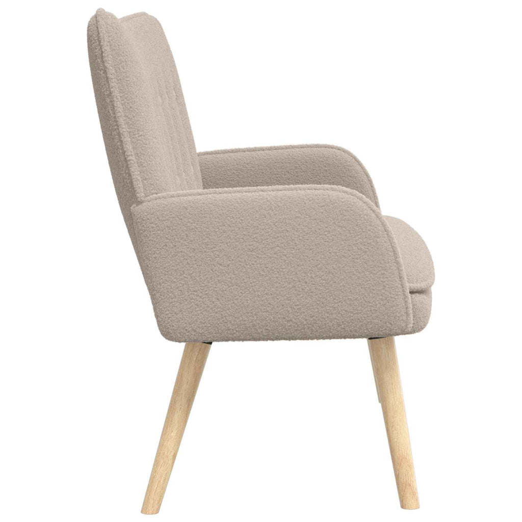 vidaXL Sofa dwuosobowa jasnoszary 115 x 61 x 87 cm Bouclé